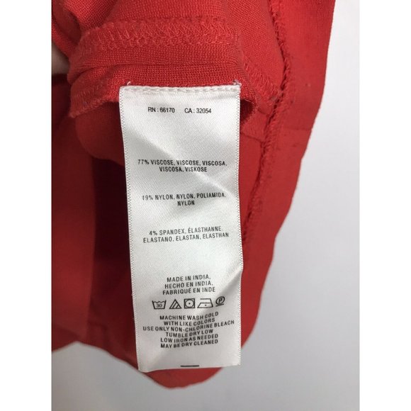 Akemi + Kin Anthropologie Binah Tank Sleeveless Blouse Red Beaded Embroidered S - Picture 9 of 10